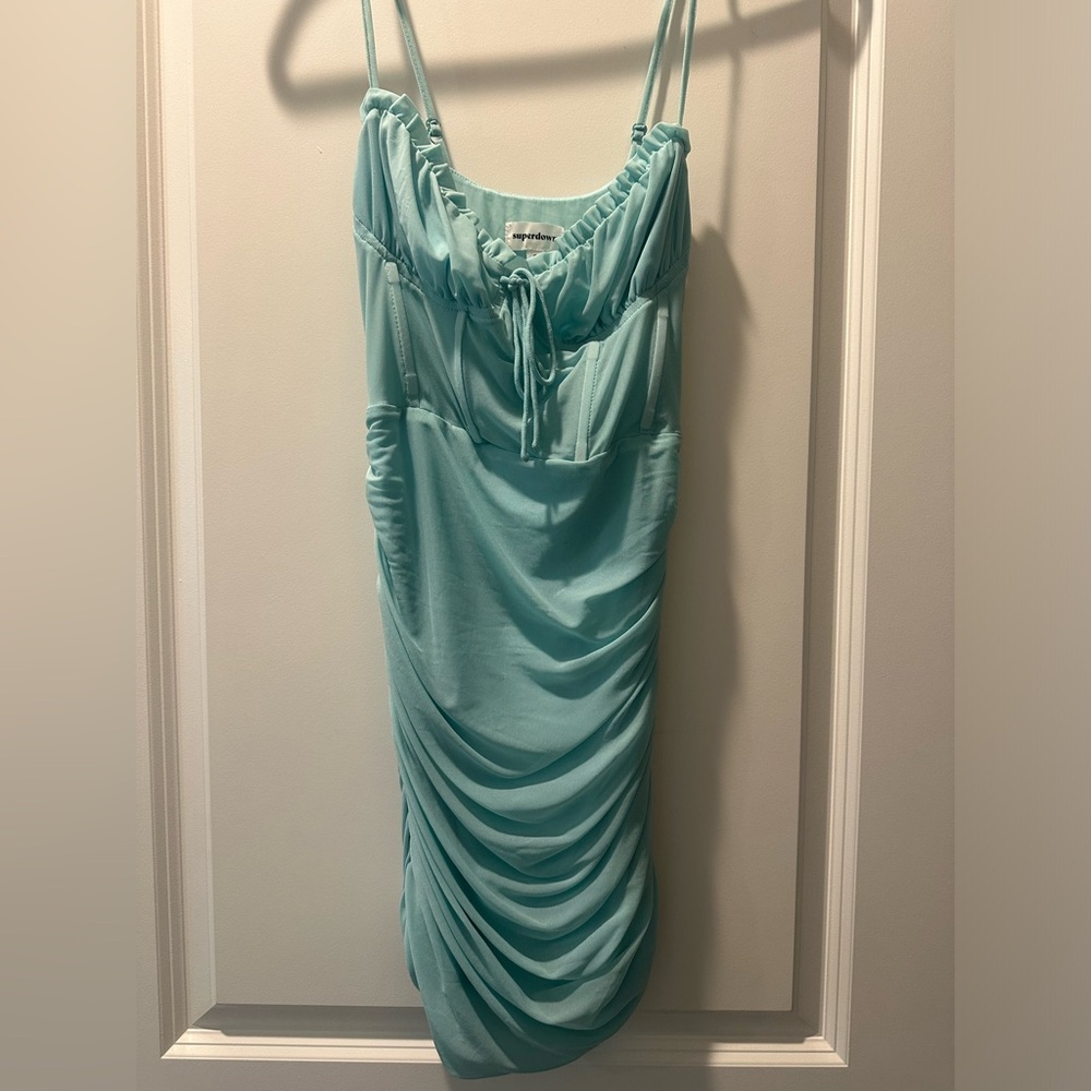 Revolve Superdown Ruched Mini Dress - Picture 2 of 4